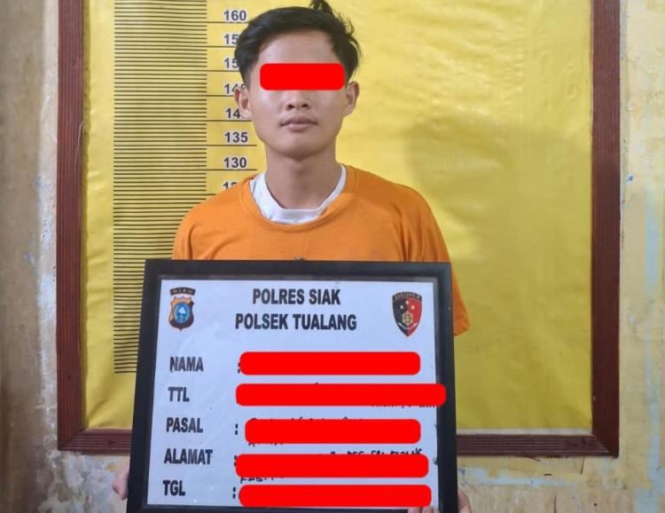 Polsek Tualang Ungkap Pelaku Persetubuhan Anak Dibawah Umur di Green Hotel Perawang